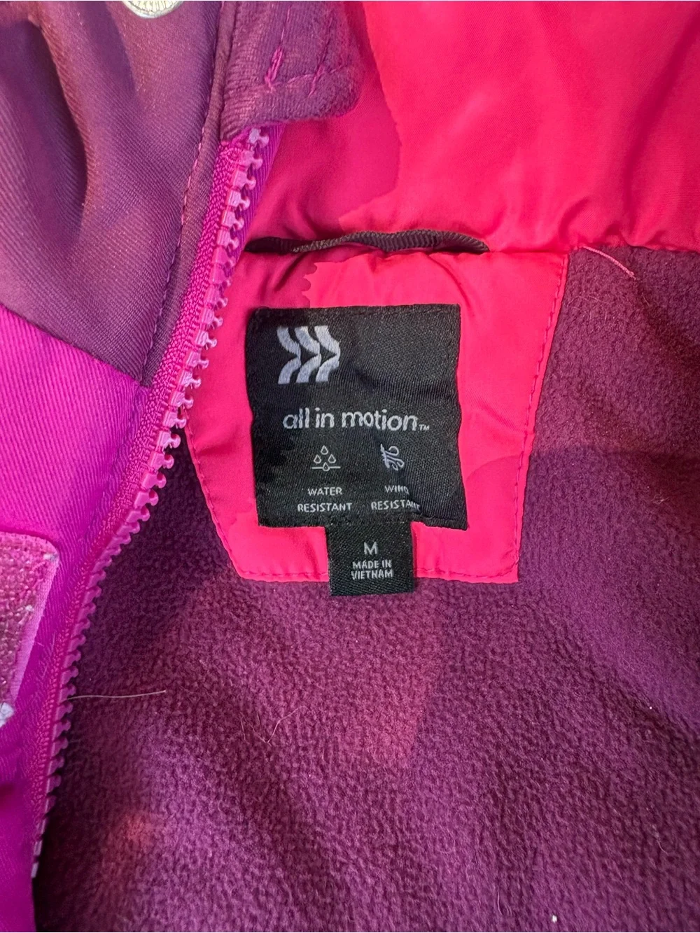 all in motion Pink and Purple Girls' Jacket